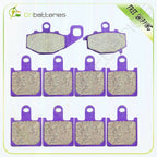Front and Rear Brake Pads for Kawasaki ZX600R Ninja ZX6R (2009–2012) Carbon Fiber