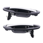 2 x Door Handle Outer Chrome REAR LEFT+RIGHT for Hyundai Santa Fe (2000–2005)