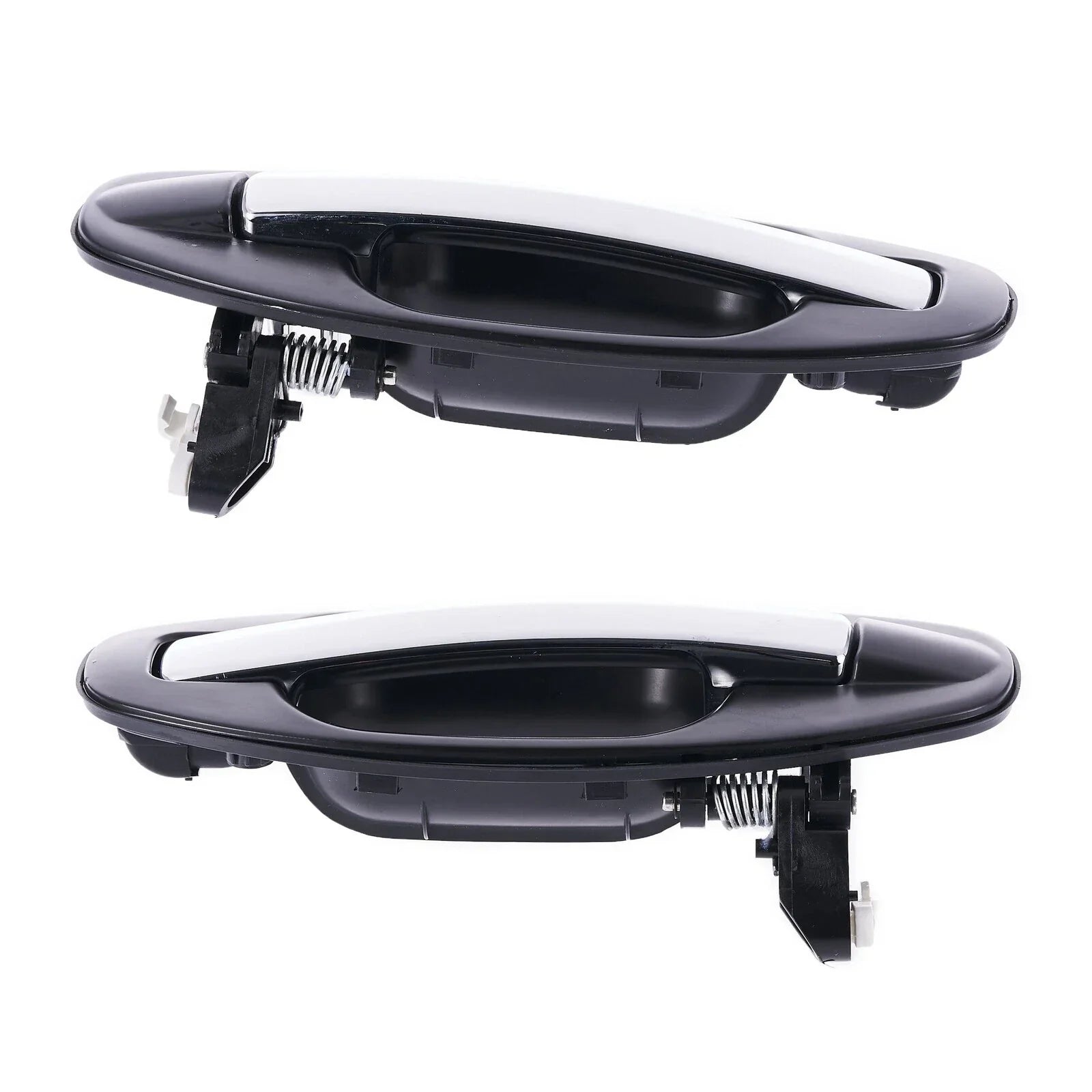 2 x Door Handle Outer Chrome REAR LEFT+RIGHT for Hyundai Santa Fe (2000–2005)