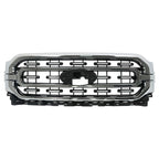 Front Upper Grille for Ford F150 (2021-2022) Chrome Painted