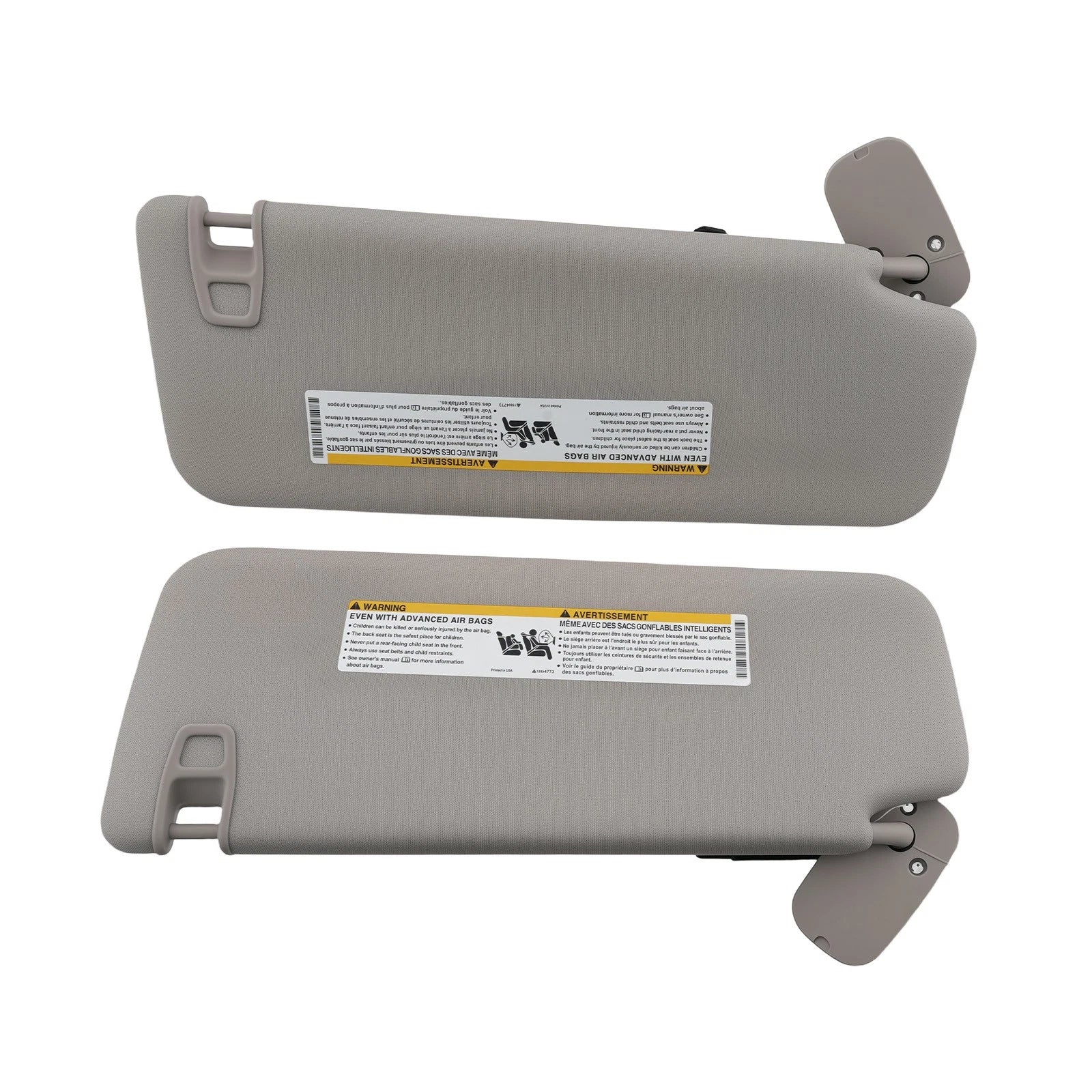 Sun Visor Set LH+RH for Chevy Silverado GMC Sierra Cadillac Escalade (2007–2014)