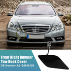 Front Bumper Tow Hook Cap for Mercedes Benz E-Class W212 (2009–2016) No.A2128850126 Black