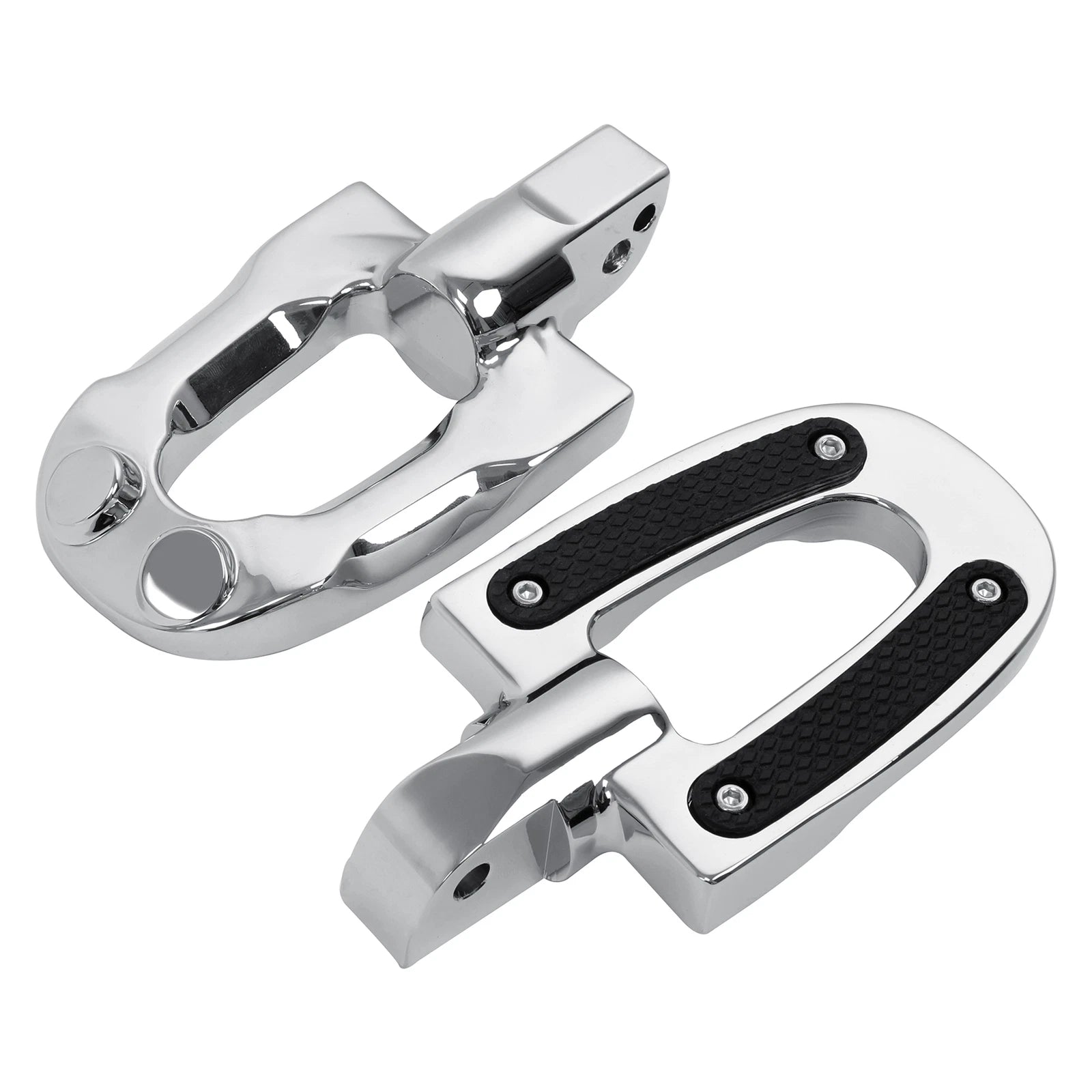 Chrome Passenger Footpeg Pegs for Harley Softail Fat Boy Low Rider (2018–2025)