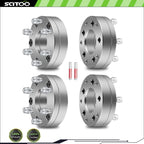 4X 5x5 to 6x5.5 2" Wheel Spacers 14x1.5 for Chevy GMC C1500 Dodge Durango Jeep (1999–2023)