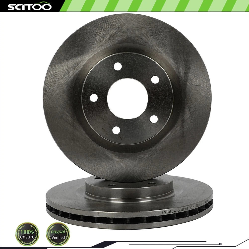 Front Brake Rotors Discs for Chrysler 200 (2011–2014) 294 mm 5 Lugs