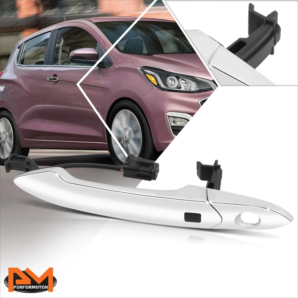 Front Left/Right Door Handle for Chevy Spark (2016–2022) w/ Keyhole, Smart Entry