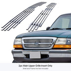 304 Stainless Steel Billet Grille Insert for Ford Ranger (1998-2000)