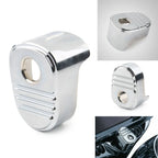 Chrome Tri Line Ignition Switch Cover for Harley Electra Road Glide FLH (2014-2022)