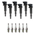 Set of 6 Ignition Coils & NGK Spark Plugs for BMW 325Ci 325i (2001–2006)