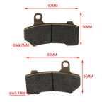 Brake Pads for HARLEY V-Rod, FLHR Road King, FLTRX Road Glide (2002-2023)