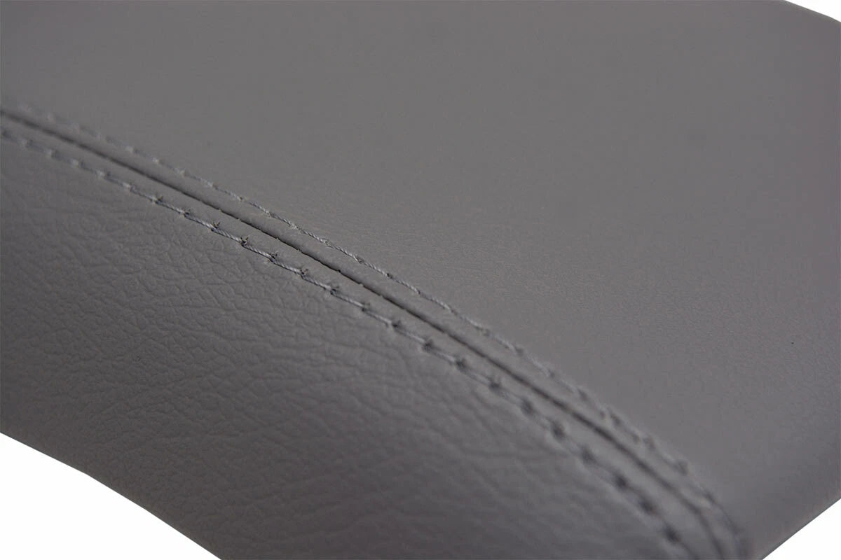 Center Console Lid Armrest Cover for Nissan Xterra (2005–2015) Gray Leather