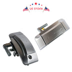 Silver Outside Door Handle Pair for Nissan 350Z (2003-2009)