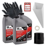 3qt Oil Change Kit for Kawasaki Ninja / Versys (SAE 10W-40)