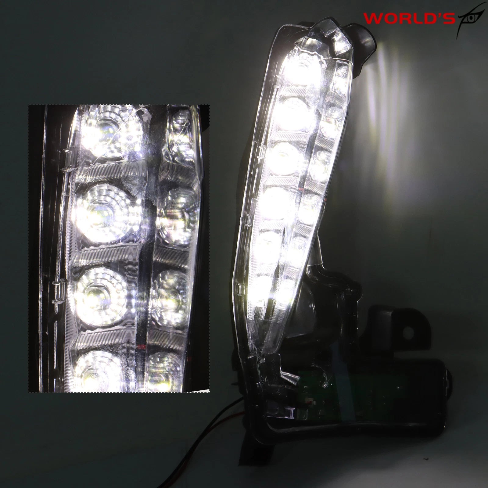2X Fog Lamp DRL Running Light with Harness for Toyota Corolla (2017–2019)