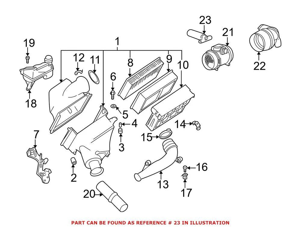 OEM Fuel Injection Idle Air Control Valve for BMW 323Ci 323i 323is 325Ci (2000–2006)