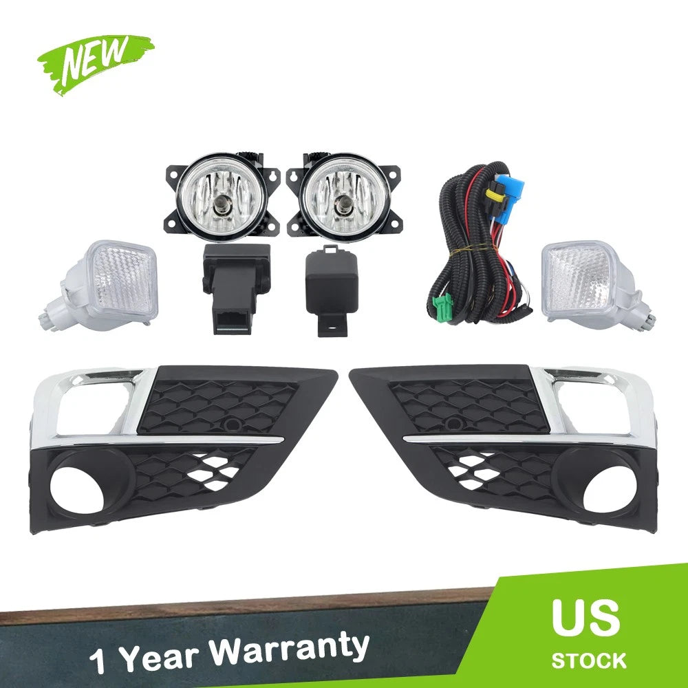 Pair of Fog Lights for Honda Odyssey (2018–2020) + Harness + Switch Halogen