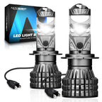 H7 LED Headlight Bulbs for NOVSIGHT (40000LM, 6500K, High Low Beam)