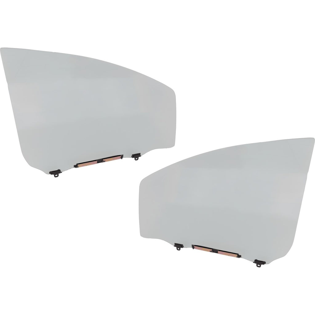 Set of 2 Front Door Glasses for Toyota Yaris