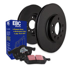 Set of 2 Brake Disc and Pad Kits for Mazda Lincoln MKZ