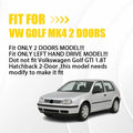 3Pcs Door Grab Handle & Window Switch Panel Bezel for VW Golf MK4 (1998–2006)