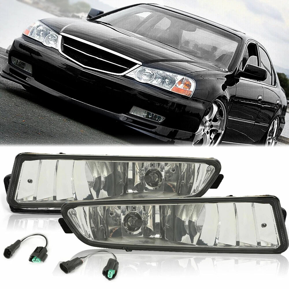 Set of 2 Fog Lights for Acura TL Sedan (2002–2003)