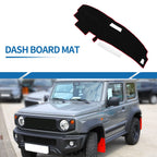 Dashboard Cover Mat for Ford Ranger (1989–1994) Black Red