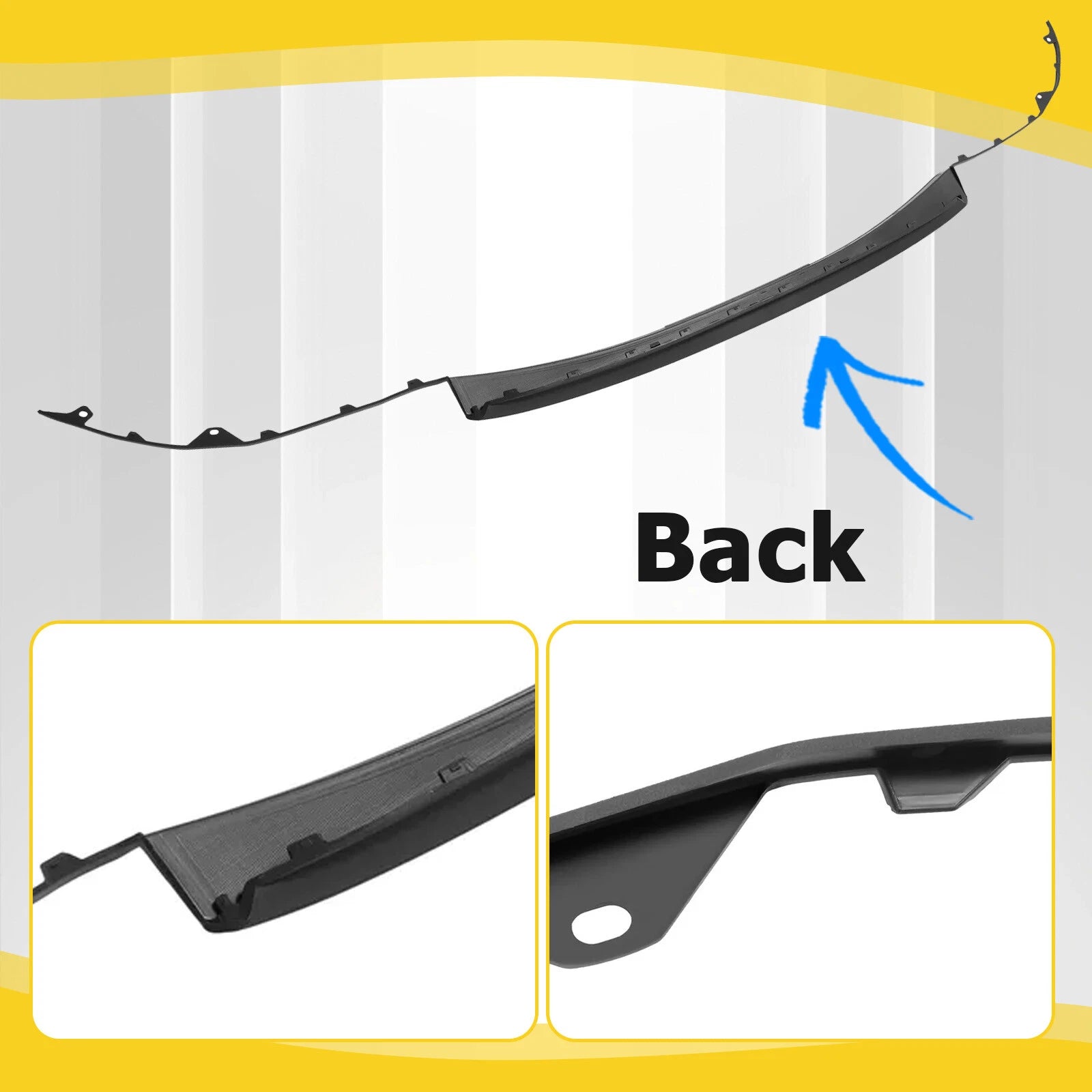 Front Grille Lower Deflector Lip for Hyundai Elantra (2017-2018)