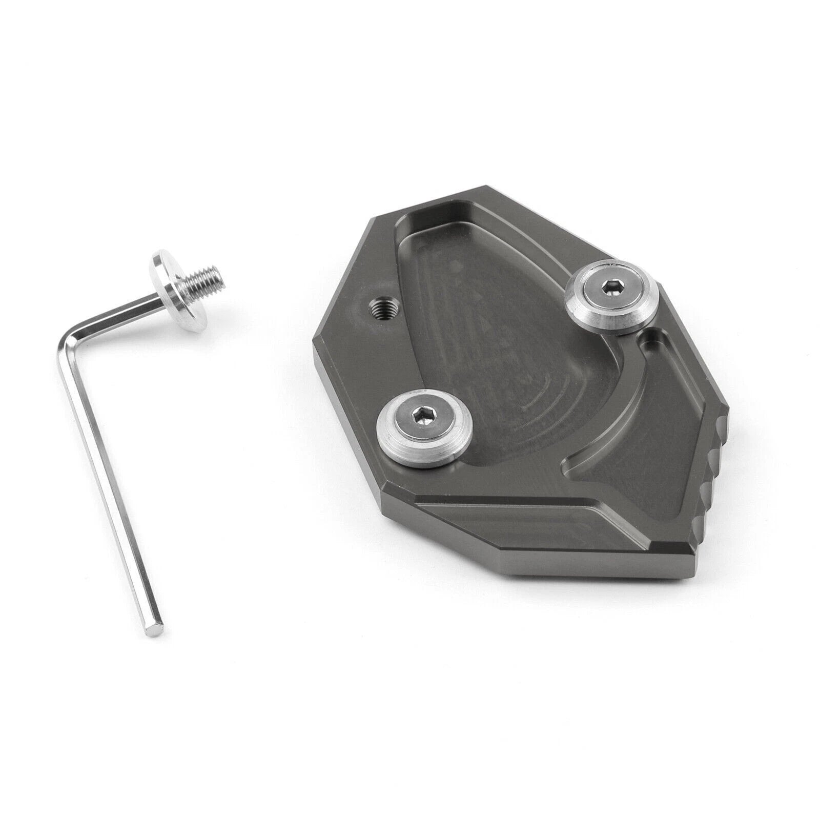 Kickstand Plate for Kawasaki ZX-14R/ZZR1400/GTR1400 (2007–2014) Gray