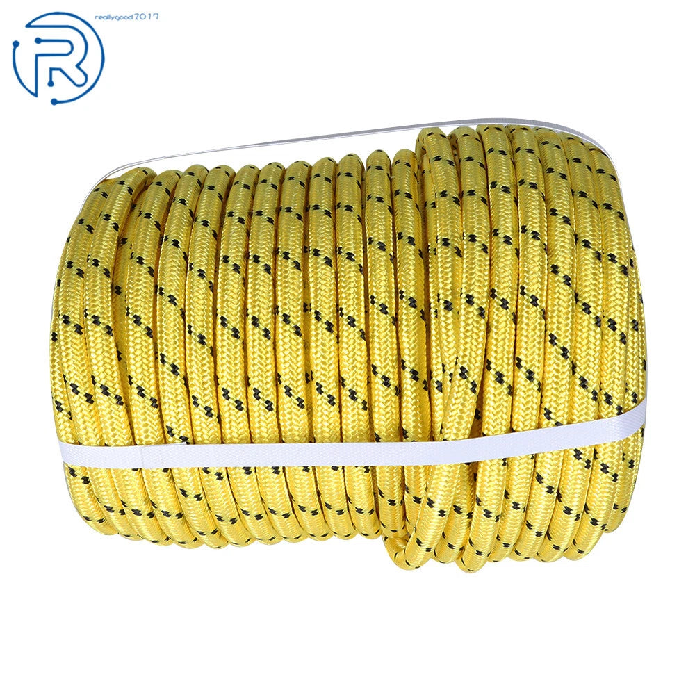 Heavy Duty Double Braid Polyester Rope Sling for Various Applications (150')