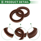 Set of 5 Oil Seal Rotary Shaft Seal FKM Rubber 22.4x30.4x4.5mm