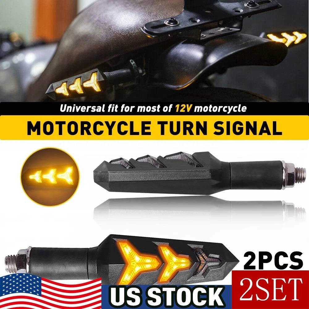 Set of 4 Amber Turn Signal Lights for Suzuki DRZ400S (2000–2023)
