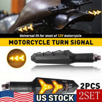 Set of 4 Amber Turn Signal Lights for Suzuki DRZ400S (2000–2023)