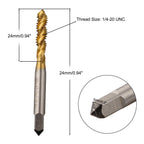 UNC 1/4-20 HSS Spiral Groove Thread Tap for Machines
