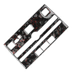 Forged Red CD Panel Frame Cover Trim for Infiniti Q50 Q60 (2014-2019)