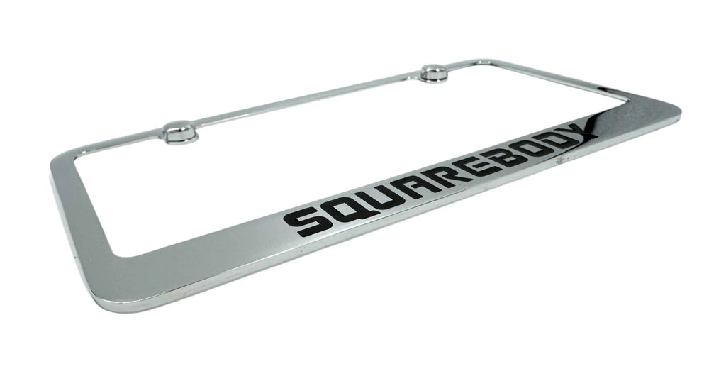 Chrome Engraved License Plate Frame for Chevy Squarebody (1967–1972)
