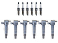 Set of 6 Denso Ignition Coils & Iridium Spark Plugs for Kia Hyundai V6