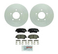 Rear Brake Kit Set of 4 for Hyundai Kia L4 (Disc Rotors, Ceramic Pads)