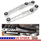 Silver Pair Rear Lower Control Arm for Honda Civic CRX (1988–1995) & Acura Integra (1994–2001)