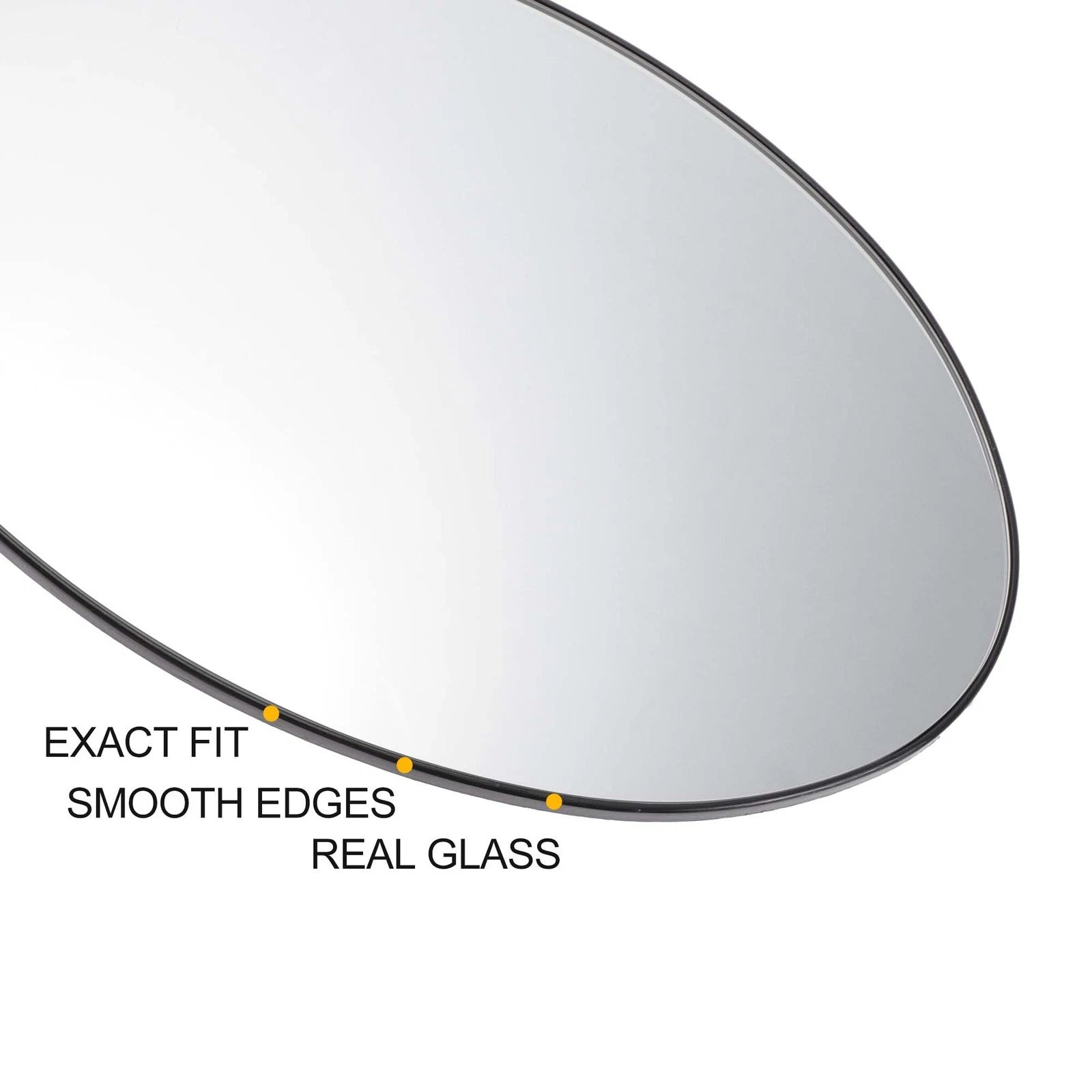 Right Side Heated White Mirror Glass for BMW Mini R50 R52 R53 (2001–2008)
