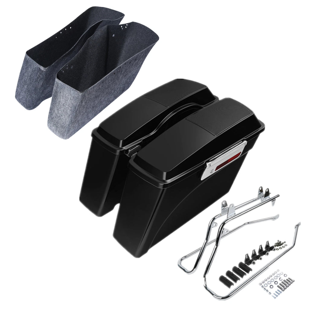 Hard Saddlebag Speaker Lid + Conversion Bracket for Harley Softail (1984–2017)