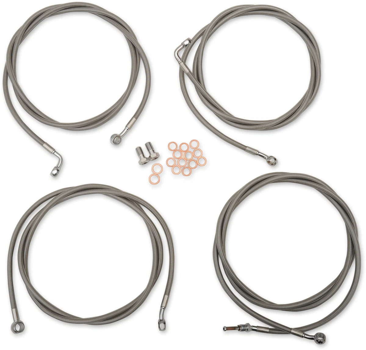 Handlebar Cable/Brake Line Kit for LA Choppers Ape Hanger (15" - 17")