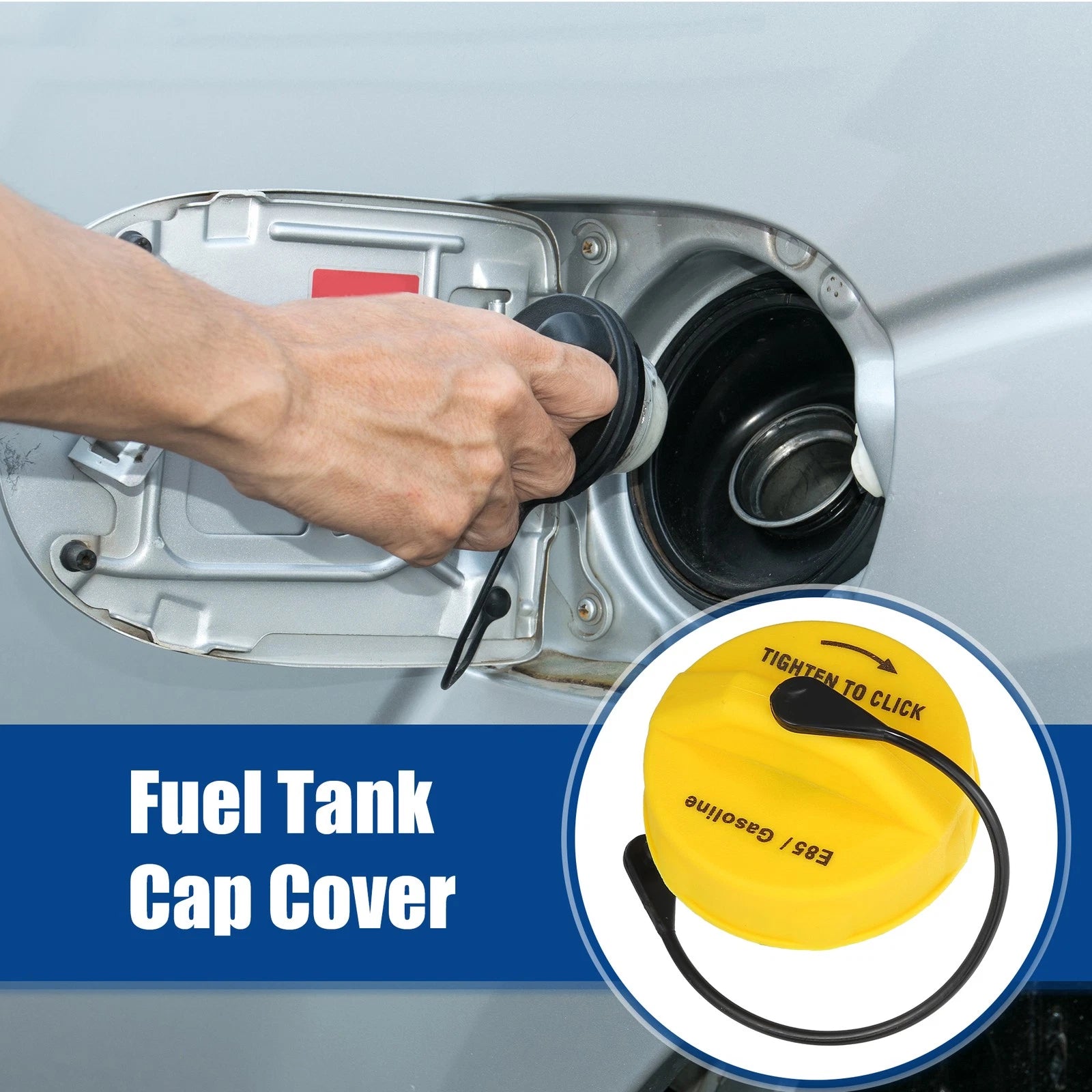 Gas Fuel Tank Cap for Dodge Ram Promaster (2014–2016) Yellow