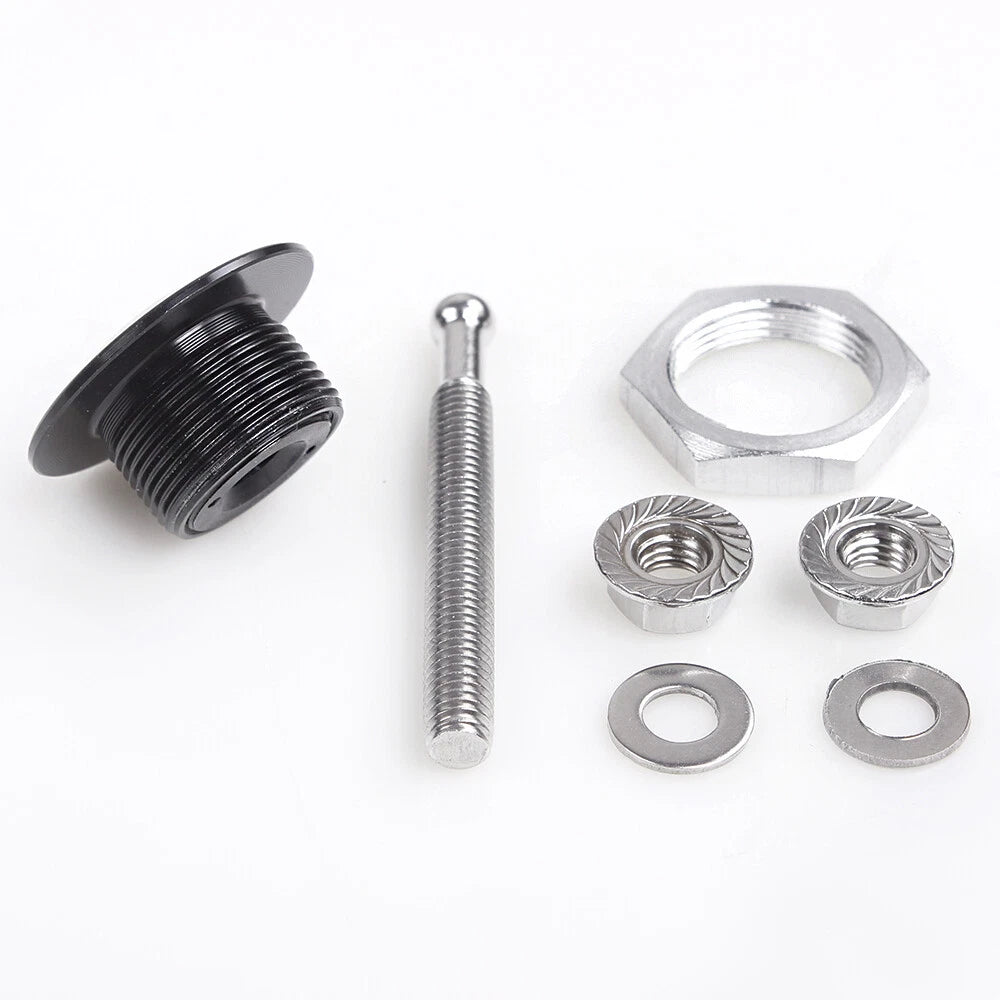 2X Push Button Quick Release Hood Pins for Universal Cars