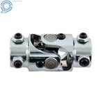 Chrome Steering U Joint Coupler for Universal Vehicles