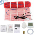 Electric Radiant Floor Heat Mat System with Thermostat (120V)