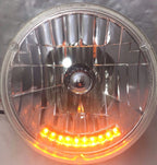 Headlight Bulb Dual Function LED Amber Turn Signal for 7 Inch (2000–2000)