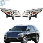 Headlight Set for Buick Enclave (2013–2017) HID Projector with LED DRL