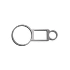 Polished Stainless Steel Trim Ring for Dodge Charger 2011–2013