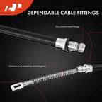2X Rear Parking Brake Cable for Chevy Camaro (1998â2002) Pontiac Firebird (1998â2002)
