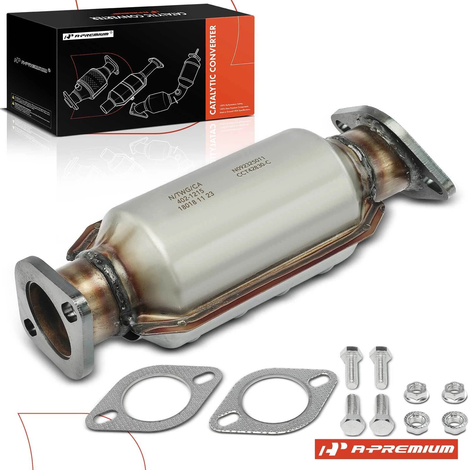 Rear Catalytic Converter for Hyundai Elantra (2011–2016) Sonata (2009–2010)
